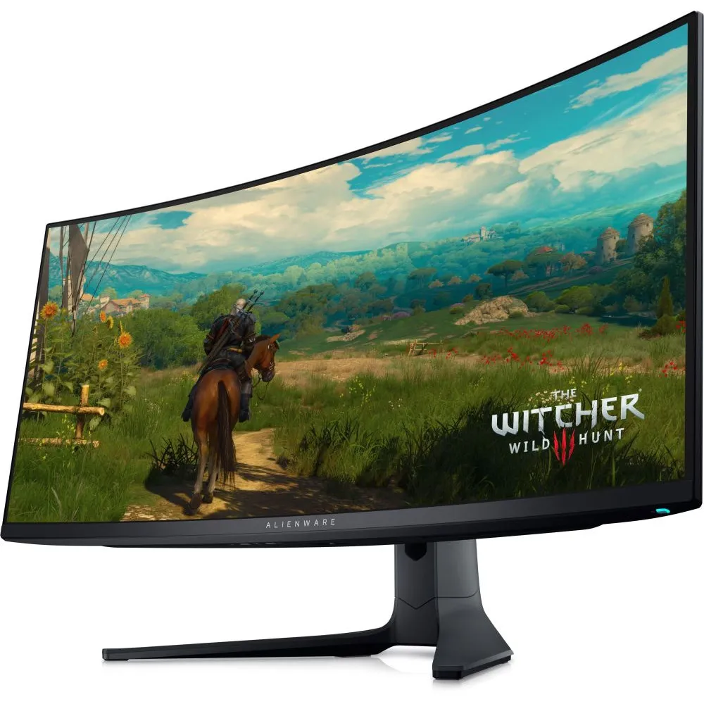Monitor Dell Alienware AW3423DWF 210-BFRQ - 34"/3440x1440 (UWQHD)/165Hz/21:9/zakrzywiony/OLED/FreeSync/HDR/0,1 ms/Czarny