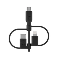 Kabel Belkin Universal Cable USB-A, USB-C, Micro-USB, Lightning CAC001BT1MBK - zdjęcie poglądowe 1