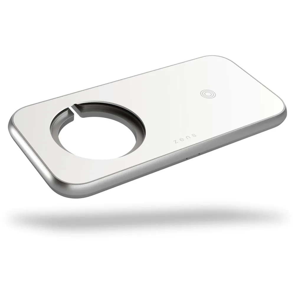 Ładowarka bezprzewodowa Zens Aluminium 3w1 ZEDC16W/00 - 45W,  MagSafe, Biała