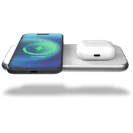 Ładowarka bezprzewodowa Zens Aluminium 3w1 ZEDC16W/00 - 45W,  MagSafe, Biała