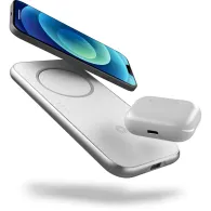 Ładowarka bezprzewodowa Zens Aluminium 3w1 ZEDC16W/00 - 45W,  MagSafe, Biała