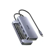 Replikator portów Unitek 6-in-1 USB-C Hub with M.2 SSD Enclosure D1120A01 - Szary