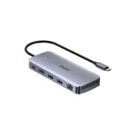 Replikator portów Unitek 6-in-1 USB-C Hub with M.2 SSD Enclosure D1120A01 - Szary