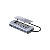Replikator portów Unitek 6-in-1 USB-C Hub with M.2 SSD Enclosure D1120A01 - Szary