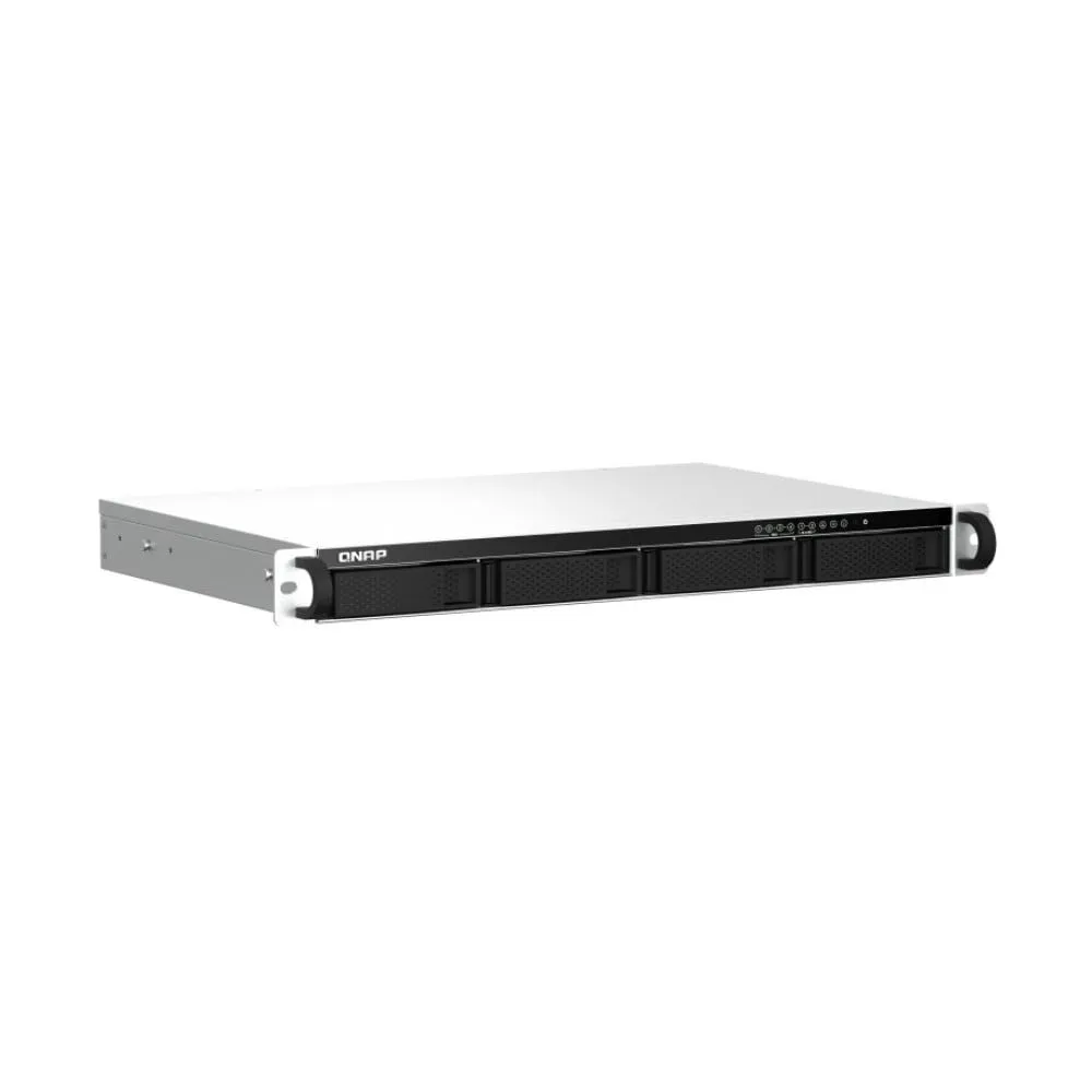 Zdjęcie produktu Serwer NAS QNAP Rack TS-464EU-Q39C - Rack (1U)/Intel Celeron N5095/8 GB RAM/48 TB/2 TB cache/4 wnęki/2 x M.2/hot-swap/3 lata CI