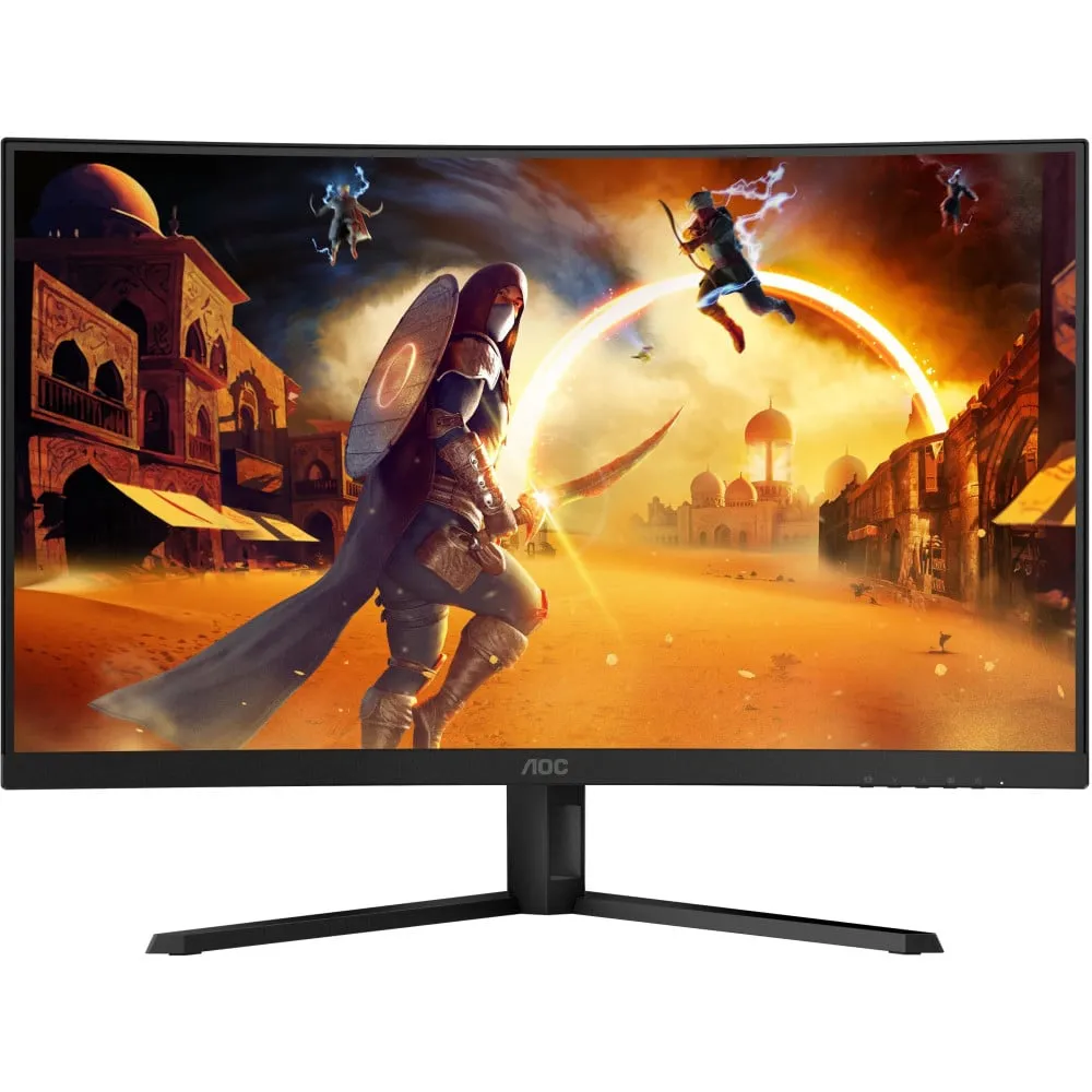 Monitor AOC CQ32G4VE, 31,5", 2560x1440 (QHD), 180Hz, zakrzywiony, Fast VA, HDR, 1 ms, Czarno-szary | Sklep ITnes.pl, IT for BUSI
