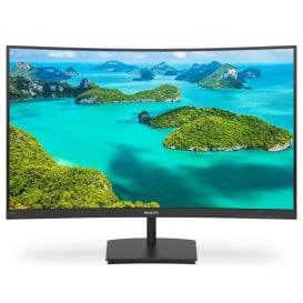 Monitor Philips 241E1SCA/00 - 24"/1920x1080 (Full HD)/75Hz/zakrzywiony/VA/4 ms/Czarny