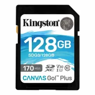 Karta microSD Kingston 128GB Canvas Go Plus 170/90MB/s CL10 U3 V30 - SDG3/128GB | Sklep ITnes.pl - IT for BUSINESS