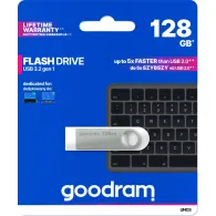 Pendrive GoodRAM UNO3 128 GB UNO3-1280S0R11 - USB 3.2 Gen 1, Srebrny