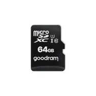 Karta pamięci GoodRAM microSD 64GB CL10 UHS I + adapter - Czarna - M1AA-0640R12 | Sklep ITnes.pl - IT for BUSINESS