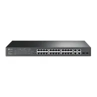 Switch zarządzalny TP-Link TL-SL2428P, Desktop 24 x LAN 10|100Mbps, 2 x 1Gbps RJ45, 2 x combo 1Gbps RJ45|SFP, PoE+ 250W, Omada S