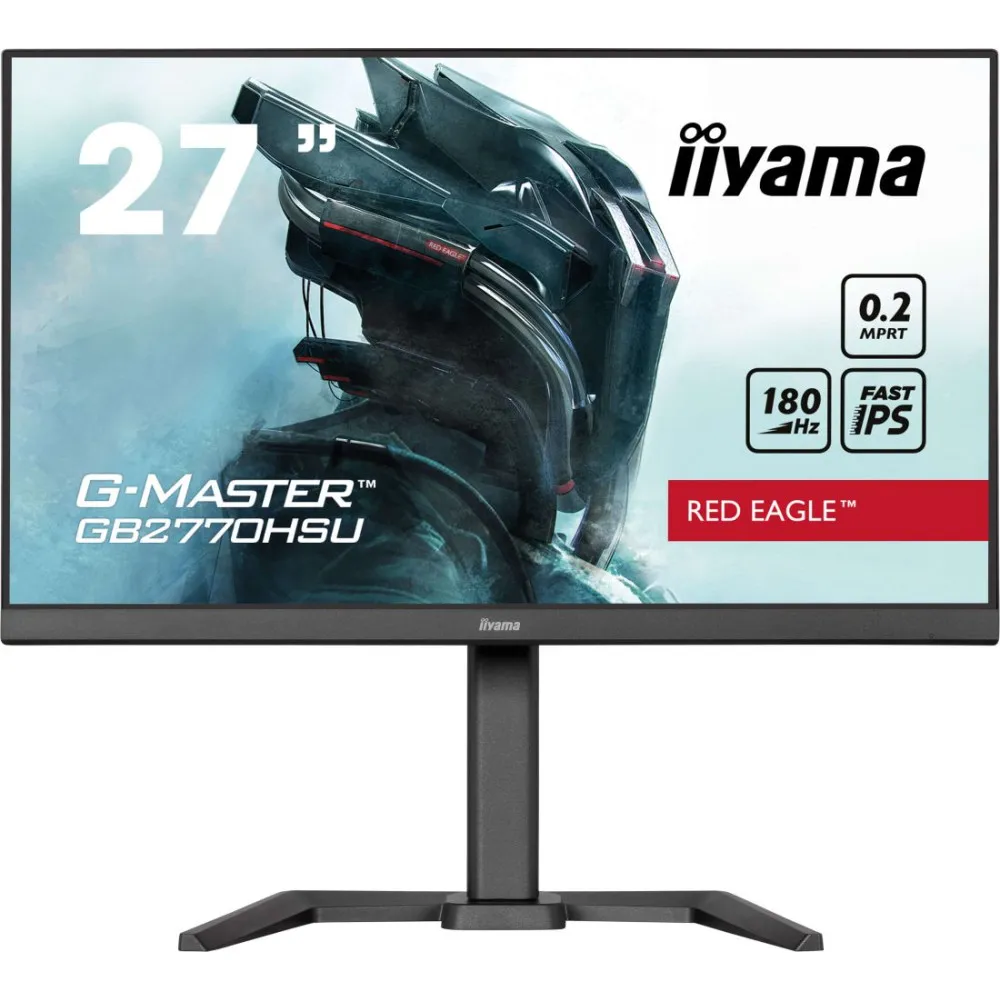 Monitor iiyama G-MASTERGB2770HSU-B6, 27", 1920x1080 (FHD), 180Hz, IPS, 0,200 ms, pivot, Czarny | Sklep ITnes.pl, IT for BUSINESS