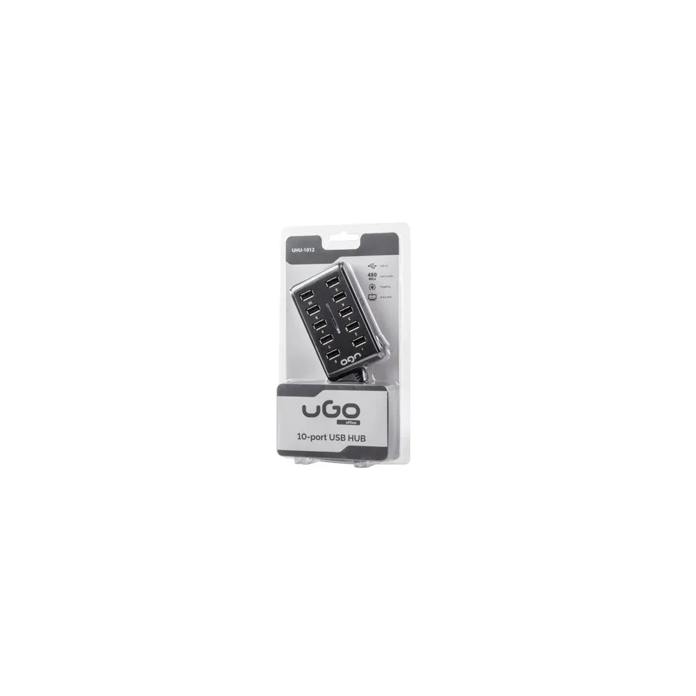 UGo UHU-1012 HUB ROZDZIELACZ USB 2.0 UGO 10 PORTÓW AKTYWNY Z WŁĄCZNIKIEM+ZASILACZ | Sklep ITnes.pl - IT for BUSINESS UGo UHU-1012 HUB ROZDZIELACZ USB 2.0 UGO 10 PORTÓW AKTYWNY Z WŁĄCZNIKIEM+ZASILACZ | Sklep ITnes.pl - IT for BUSINESS