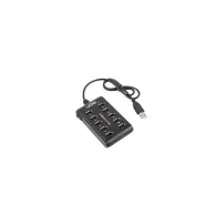 UGo UHU-1012 HUB ROZDZIELACZ USB 2.0 UGO 10 PORTÓW AKTYWNY Z WŁĄCZNIKIEM+ZASILACZ | Sklep ITnes.pl - IT for BUSINESS