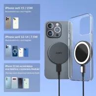 Ładowarka indukcyjna AUKEY Magnetic Qi 2.0 LC-MC10 15W - Czarna