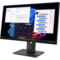 Monitor Lenovo ThinkVision T27UD-40 64AFGAT2EU, 27", 3840x2160 (4K), 48Hz-60Hz, IPS, HDR, 4 ms, pivot, USB-C, Czarny | Sklep ITn
