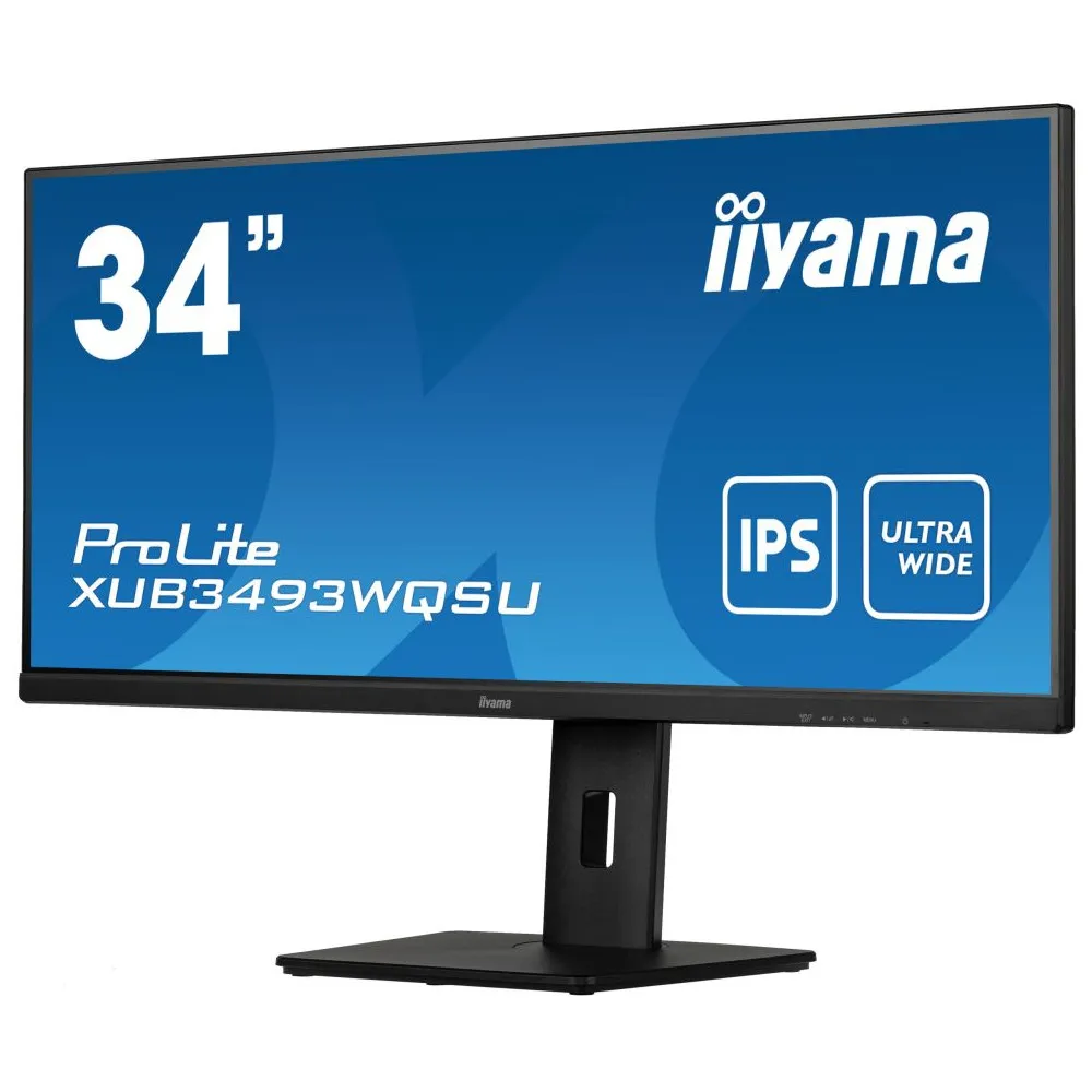 Monitor iiyama ProLite XUB3493WQSU-B5 - 34"/3440x1440 (UWQHD)/75Hz/21:9/IPS/FreeSync/HDR/4 ms/Czarny