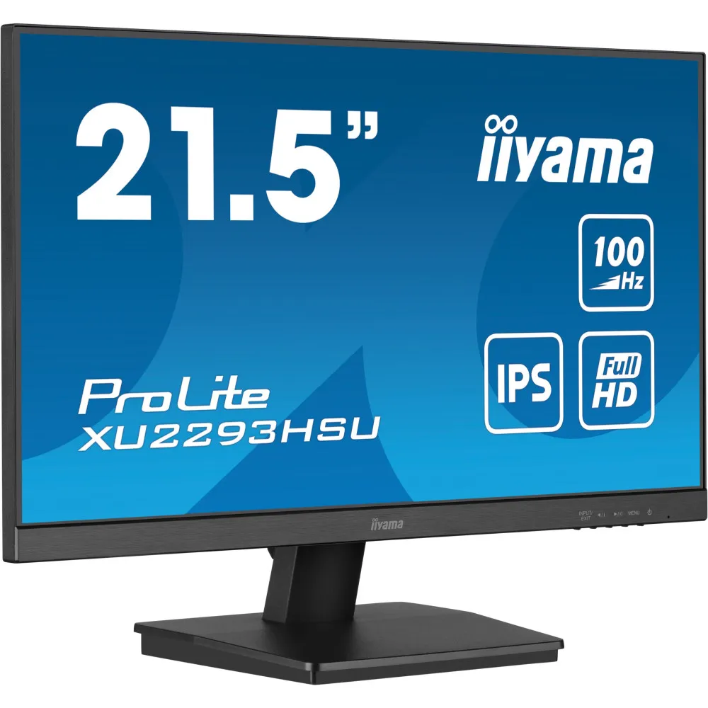 Monitor iiyama ProLite XU2293HSU-B7 - 21,5"/1920x1080 (Full HD)/100Hz/IPS/1 ms/Czarny