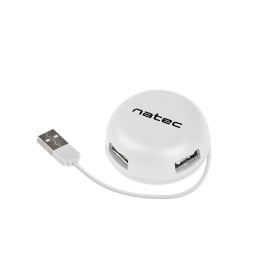 Natec NHU-1331 HUB USB 2.0 NATEC BUMBLEBEE 4-PORTY BIAŁY