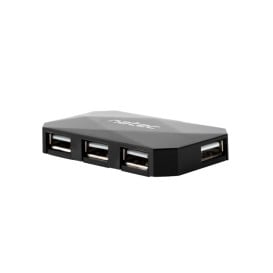 HUB USB Natec Locust 4 x USB-A 2.0 NHU-0647 - 4 porty, Czarny