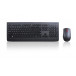 Zestaw bezprzewodowy klawiatury i myszy Lenovo Professional 4X30H56829 - USB/US/Klawiatura klasyczna/Mysz optyczna/Czarny