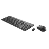 Zestaw klawiatury i myszy HP Keyboard Mouse Wireless Slim T6L04AA - Czarny