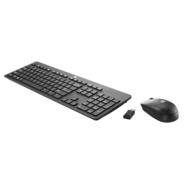 Zestaw klawiatury i myszy HP Keyboard Mouse Wireless Slim T6L04AA - Czarny