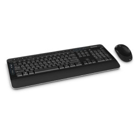 Zestaw bezprzewodowy klawiatury i myszy Microsoft 3050 PP3-00020 - Klawiatura klasyczna/Mysz optyczna/USB/US/Czarna