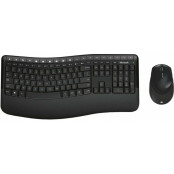 Zestaw bezprzewodowy klawiatury i myszy Microsoft Comfort 5050 PP4-00019 - Klawiatura klasyczna/Mysz optyczna/USB/US/Czarny