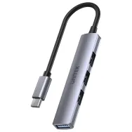 Hub Unitek 4in1 H1208B USB-C - USB-A 3.0, 3x USB-A 2.0