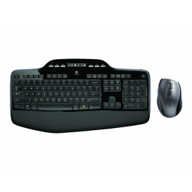 Zestaw bezprzewodowy klawiatury i myszy Logitech MX710 920-002440 - USB, EN, Klawiatura klasyczna, Mysz optyczna, Czarny