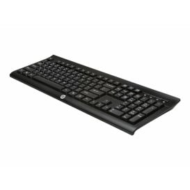 Klawiatura bezprzewodowa HP K2500 E5E78AA - Wyspowa, USB, US, Czarna US