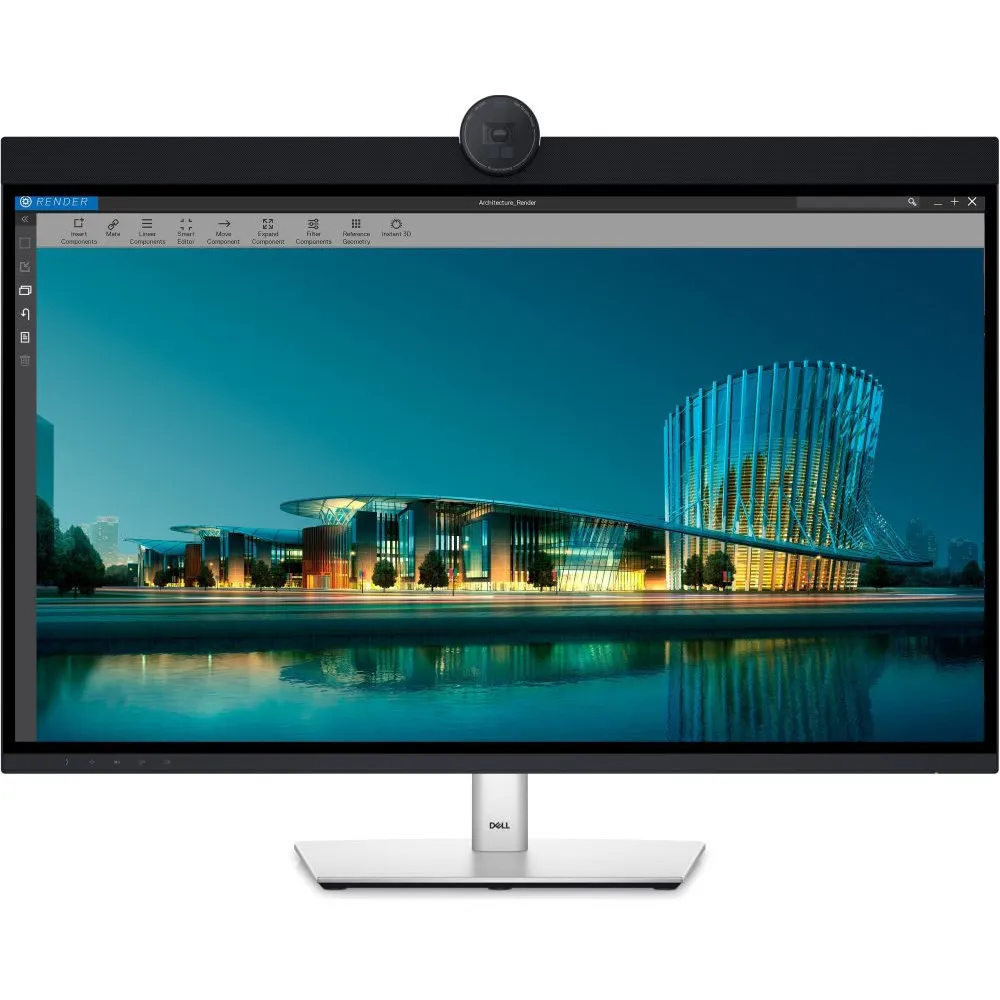 Monitor Dell UltraSharp U3224KBA 210-BHNX, 31,5", 6144x3456, 60Hz, IPS, HDR, 8 ms, pivot, kamera, USB-C, Srebrny | Sklep ITnes.p