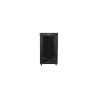Szafa rack 19" 22U Lanberg FF01-8822-12BL, 800 x 800 x 1239 mm, drzwi szklane, LCD | Sklep ITnes.pl, IT for BUSINESS