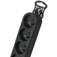 Listwa zasilająca Maclean Energy 5-outlet with switch 2300W - 5 gniazd, 1,4 m, Czarna - MCE183 | Sklep ITnes.pl - IT for BUSINES
