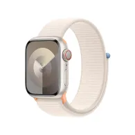 Smartwatch Apple Watch 9 MR8V3QP/A - 41mm GPS aluminium księżycowa poświata z opaską sportową w kolorze księżycowej poświaty