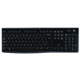 Klawiatura bezprzewodowa Logitech Wireless K270 US 920-003738 - USB, Klasyczna, Czarna