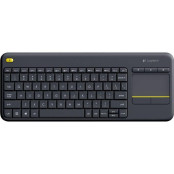 Logitech K400 Plus Wireless Touch Keyboard Czarna 920-007145