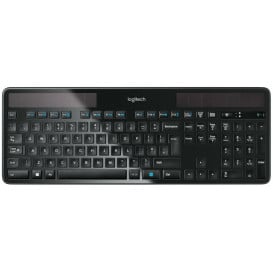 Klawiatura bezprzewodowa Logitech K750 UK 920-002929 - USB, Układ angielski, Czarna