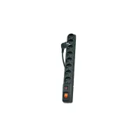 Listwa zasilając Acar 8x 230V PL - 8 gniazd, 1,5 m, Czarna - ACAR-S8-CZARNY | Sklep ITnes.pl - IT for BUSINESS