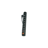 Listwa zasilając Acar 8x 230V PL - 8 gniazd, 1,5 m, Czarna - ACAR-S8-CZARNY | Sklep ITnes.pl - IT for BUSINESS