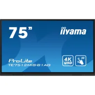 Monitor iiyama ProLite TE7512MIS-B1AG X, 74,5", 3840x2160 (4K), IPS, 8 ms, MT, USB-C, Czarny | Sklep ITnes.pl, IT for BUSINESS