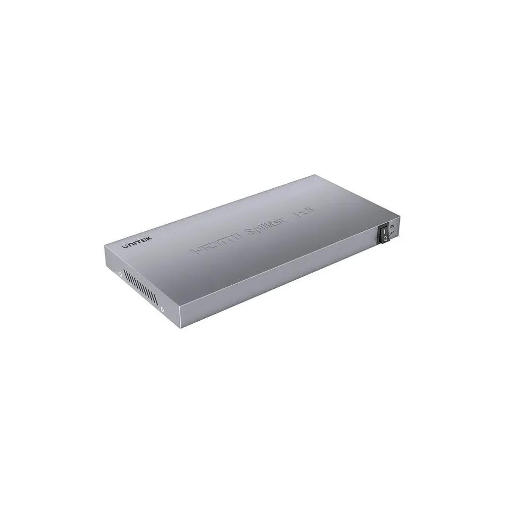 Rozgałęźnik sygnału Unitek 4K HDMI Splitter 1 In 8 Out V1132A01-EU, Szary | Sklep ITnes.pl, IT for BUSINESS