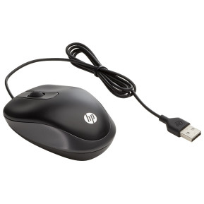 Mysz przewodowa HP Mouse USB Travel G1K28AA - Czarna