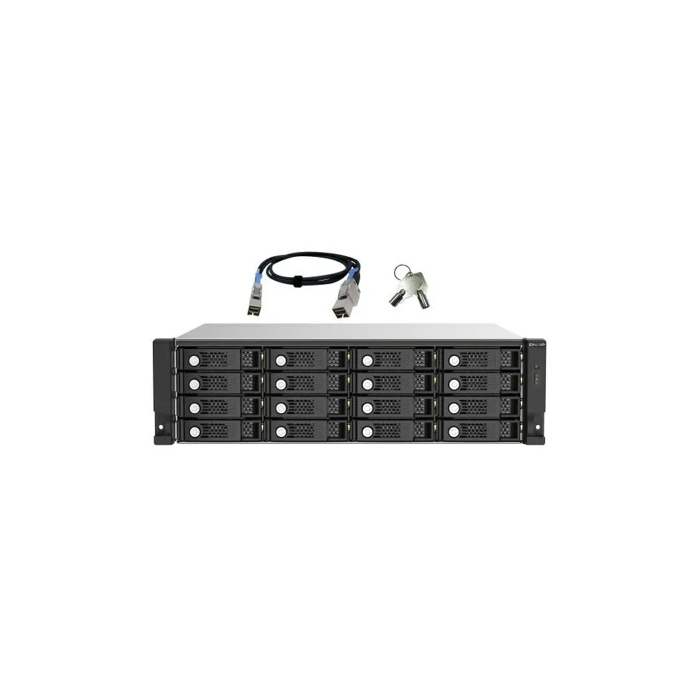 Moduł rozszerzający QNAP TL-R1620SEP-RP, 4x mini-SAS HD, Rack (3U), 16 wnęk, 2x 550W | Sklep ITnes.pl, IT for BUSINESS