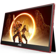 Monitor AOC 16G3, 15,6", 1920x1080 (FHD), 144Hz, IPS, FreeSync, 4 ms, USB-C, Czerwono-Czarny | Sklep ITnes.pl, IT for BUSINESS