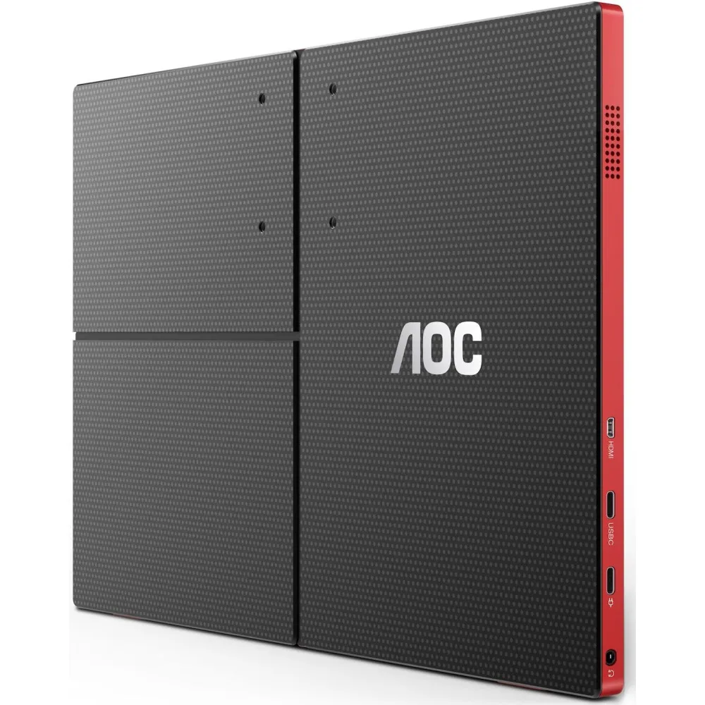 Zdjęcie produktu Monitor AOC 16G3 - 15,6"/1920x1080 (Full HD)/144Hz/IPS/FreeSync/4 ms/USB-C/Czerwono-Czarny