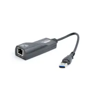 Karta sieciowa USB-A Gembird NIC-U3-02, USB 3.2 Gen 1, 10, 100, 1000 Mbps, Czarna | Sklep ITnes.pl, IT for BUSINESS