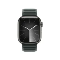 Pasek karbowany magnetyczny Apple MTJD3ZM/A - 45 mm, M|L, Zielony
