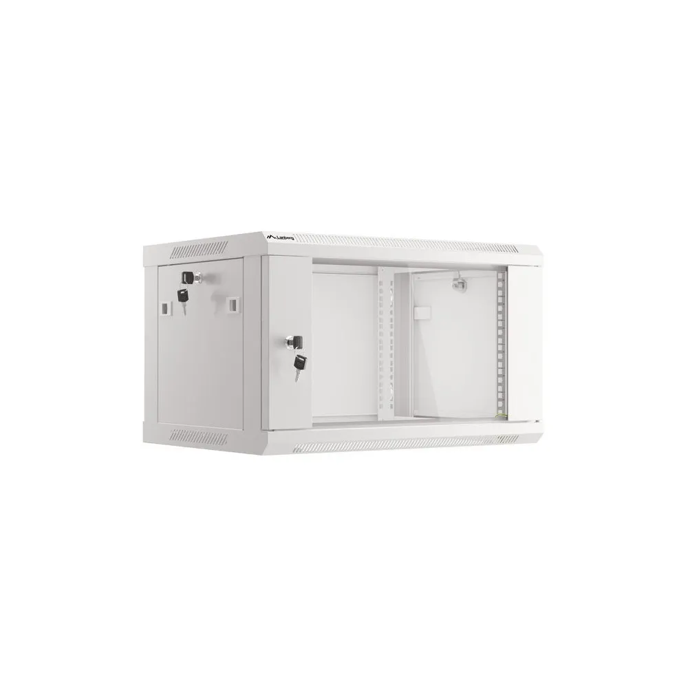 Szafa rack 19" 6U Lanberg WF01-6406-10S, 600 x 379 x 450 mm | Sklep ITnes.pl, IT for BUSINESS Szafa rack 19" 6U Lanberg WF01-6406-10S, 600 x 379 x 450 mm | Sklep ITnes.pl, IT for BUSINESS